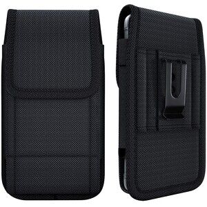 Belt Case w/Clip Belt Holder Pouch for Pro Max Holster, fits Large Phones, Black